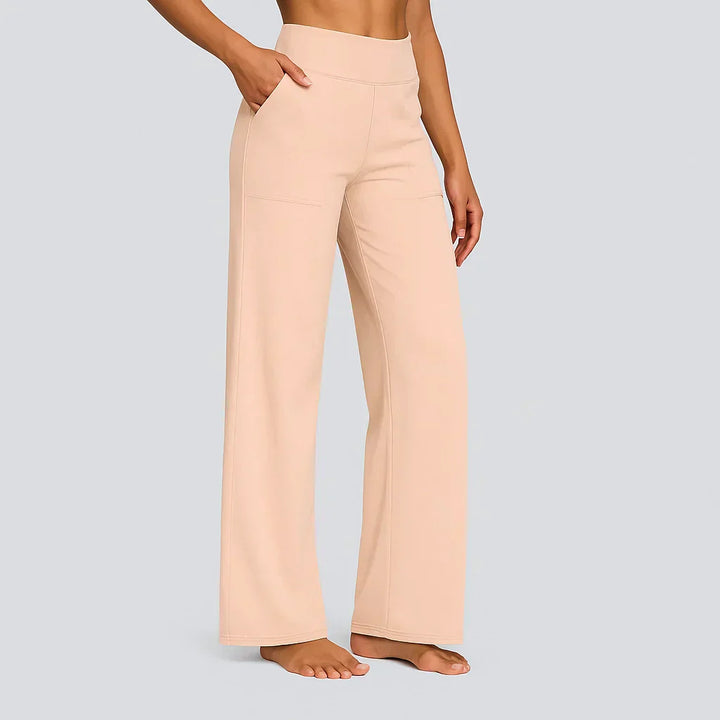 Stylish Women's Pants with High Waist and Pockets