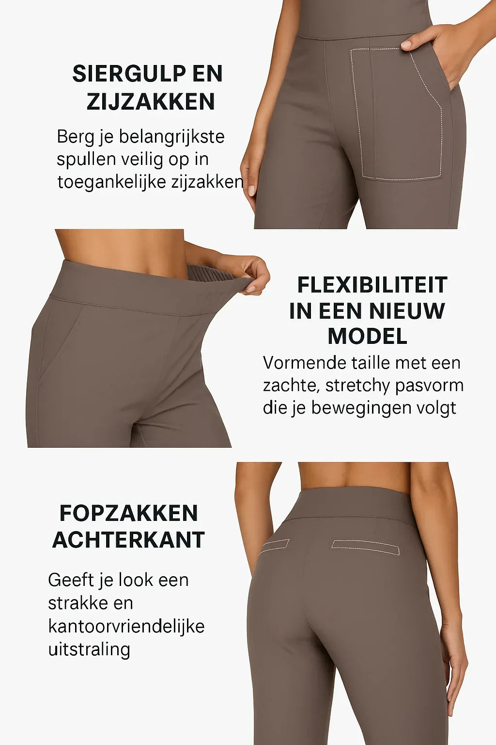 Stylish Women's Pants with Wide Legs and High Waist