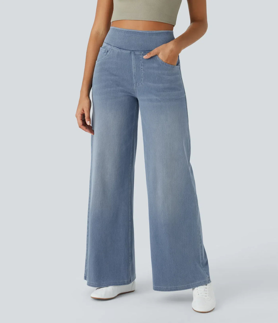 Evie | Comfy Elastic Pants with High Waist