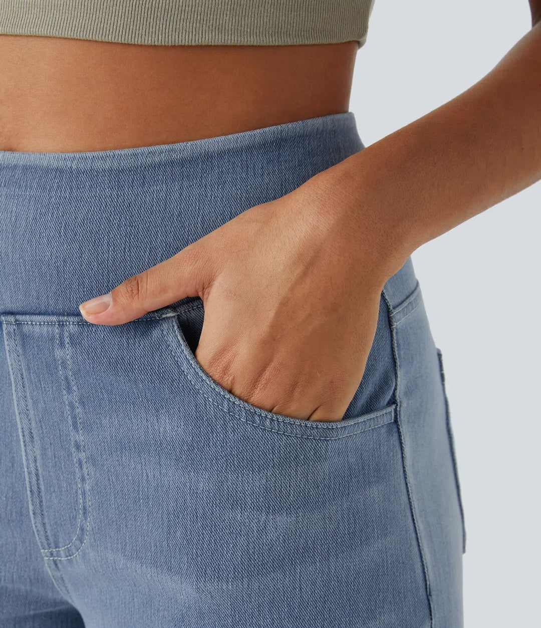Evie | Comfy Elastic Pants with High Waist