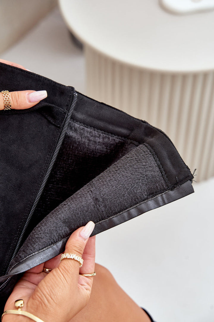 Kyara | Chic Knee Boots with Buckle and Heel