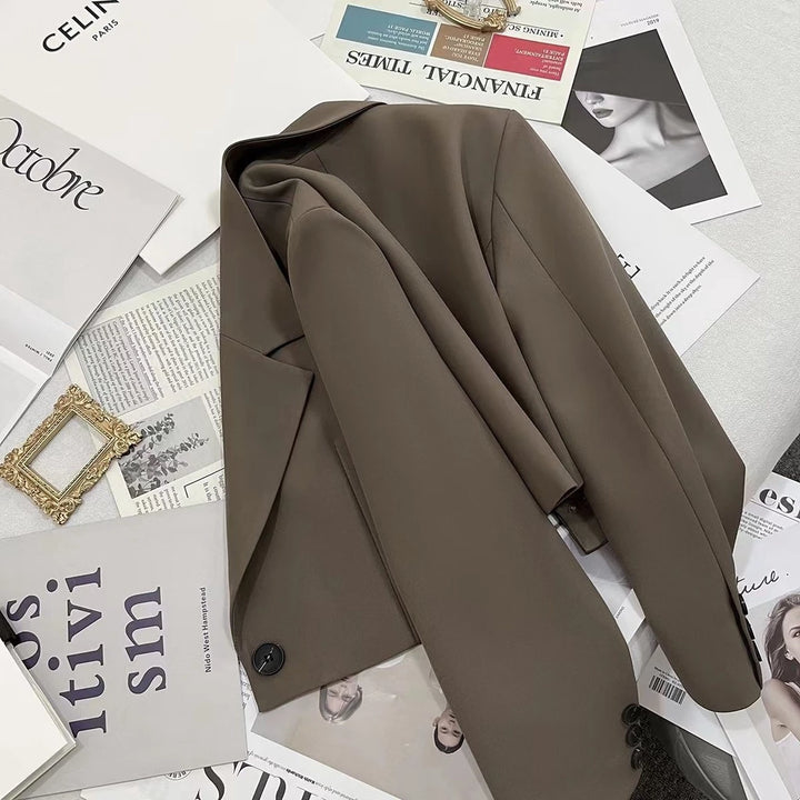 Parley | Cropped blazer with minimalist cut