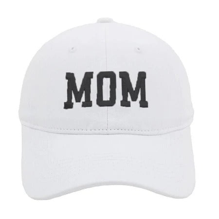Casual Mom/Dad Baseball Cap with Embroidered Text