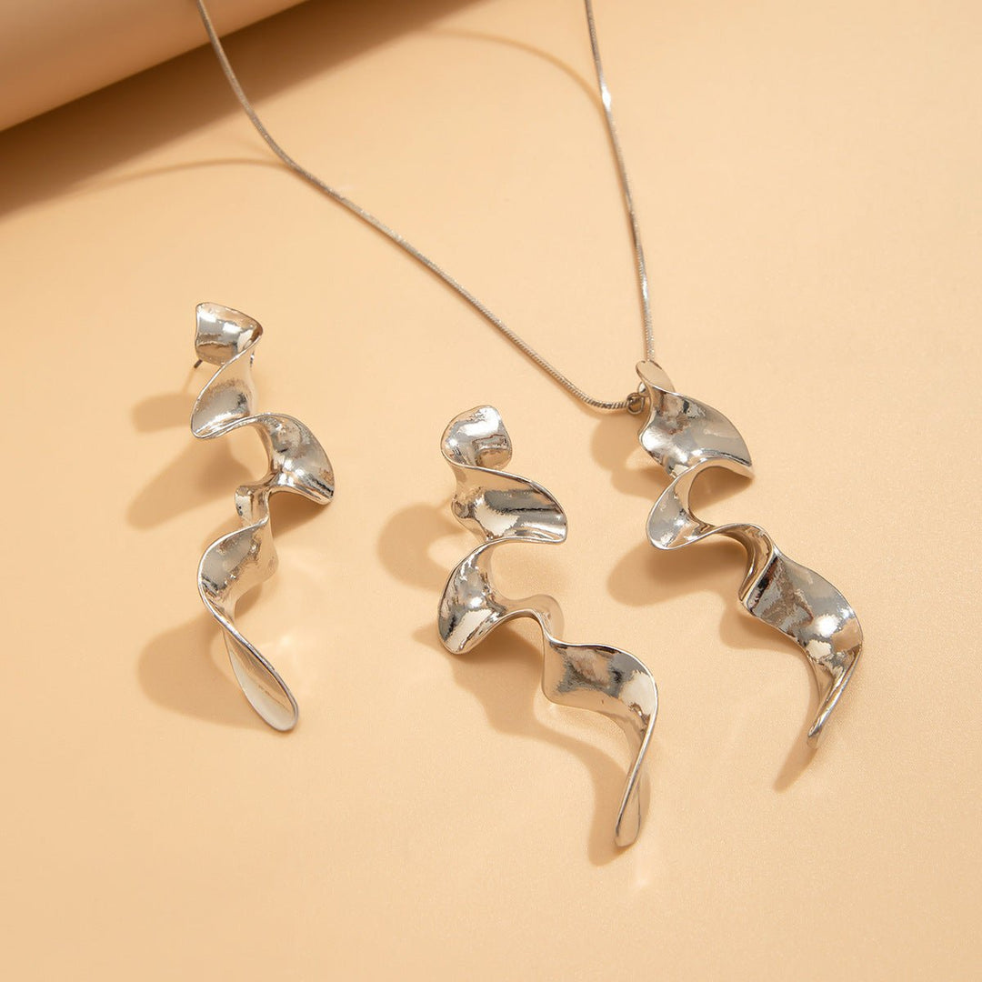 Spiral | Necklace & Earrings Set